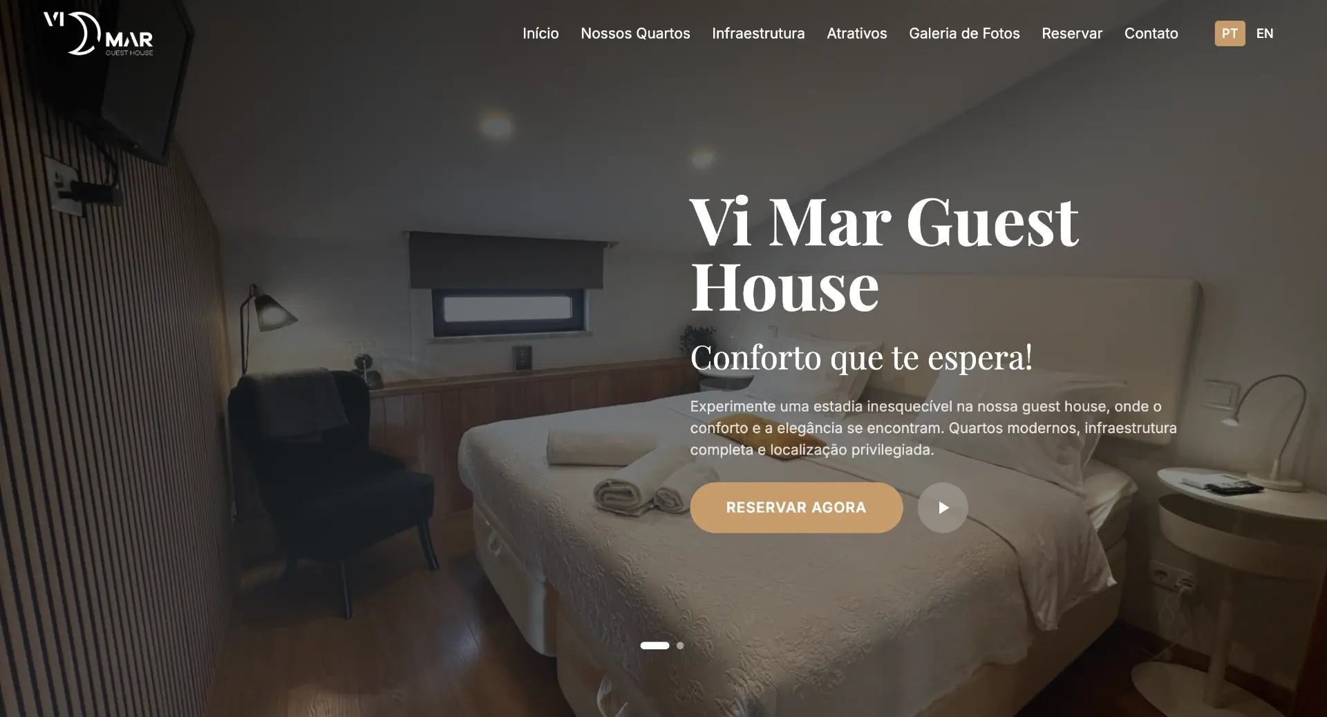 Preview do website Vi Mar Guest House