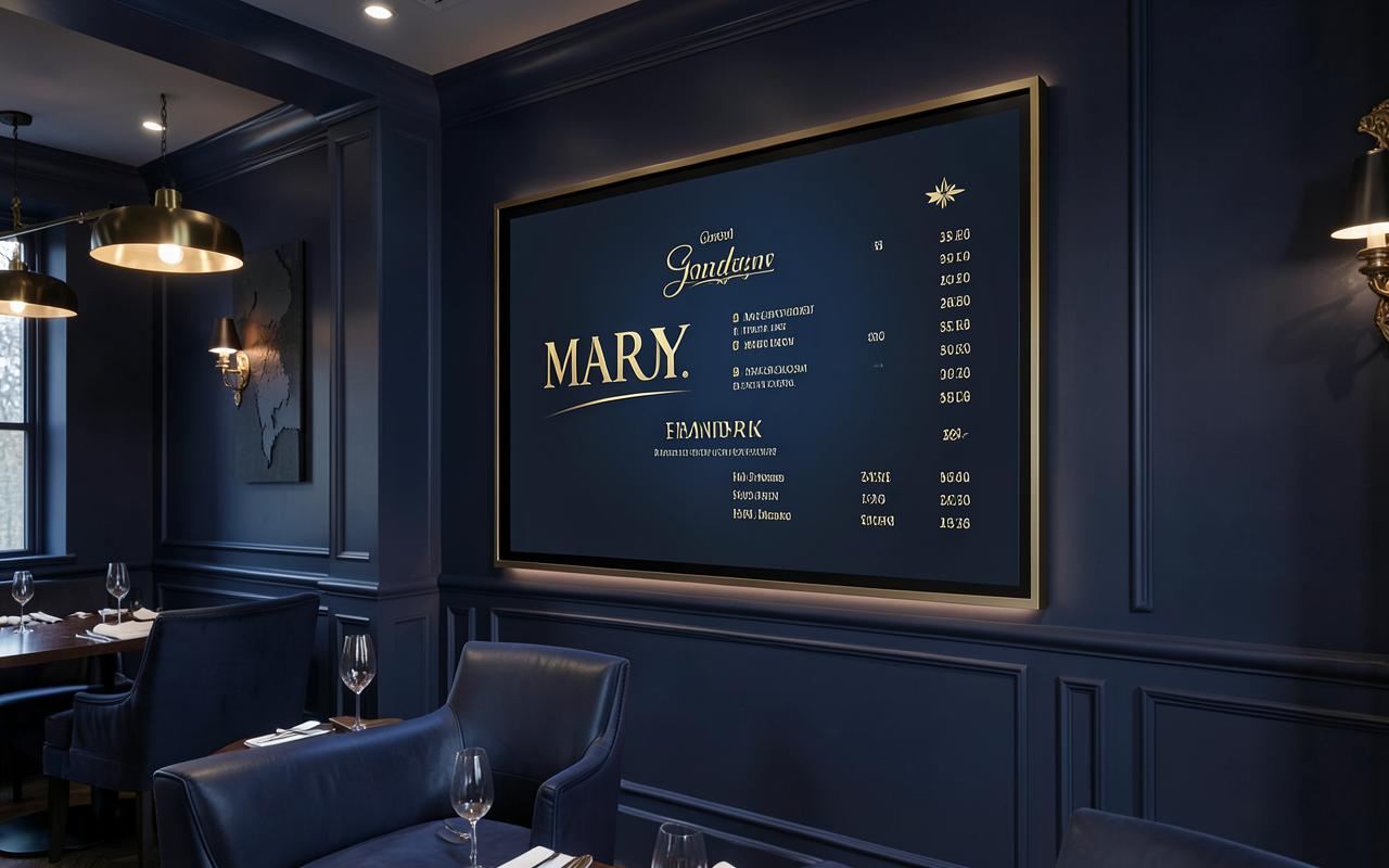 Menu boards
